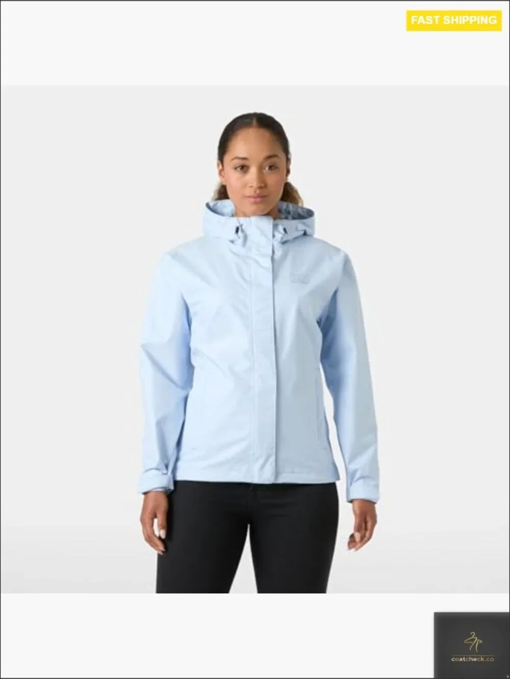 Waterproof Rain Jacket with Adjustable Cuffs Machine Washable Regular Fit - Picture 2 of 7